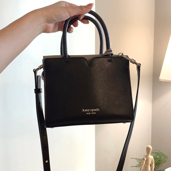 Kate Spade Black and Grey Crossbody bad - Picture 2 of 4